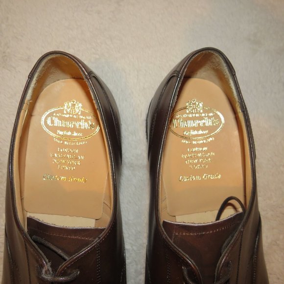Church\'s Lancaster Wedge Ebony Brown Leather Oxford US 11 F NWB main image 2
